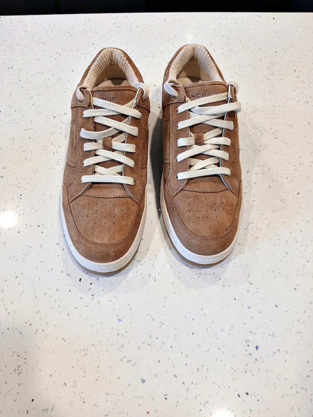 Vince Mens Wilder Court Brown Leather 11.5